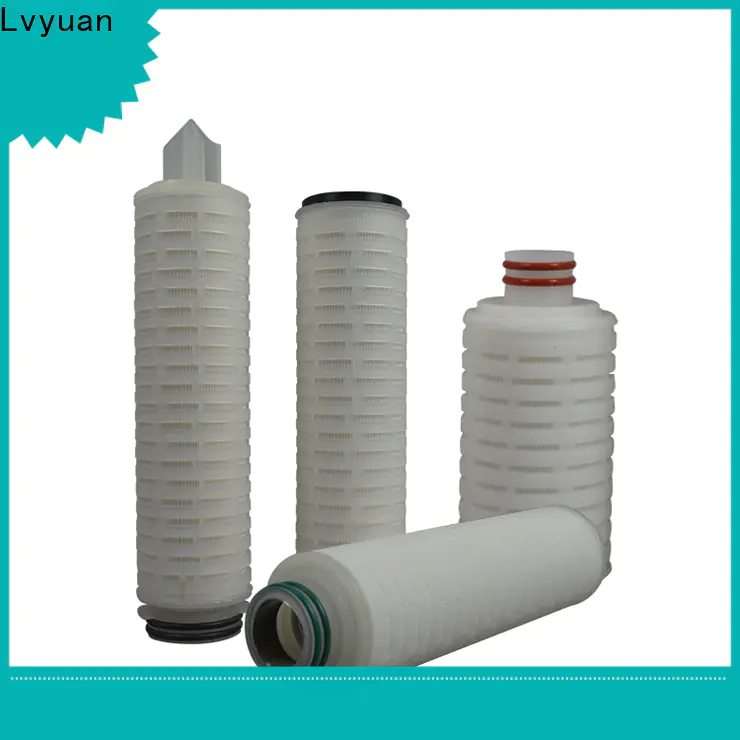 Lvyuan pleated water filter cartridge supplier for diagnostics