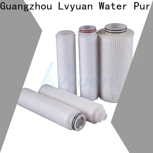 Lvyuan pleated water filters manufacturer for liquids sterile filtration