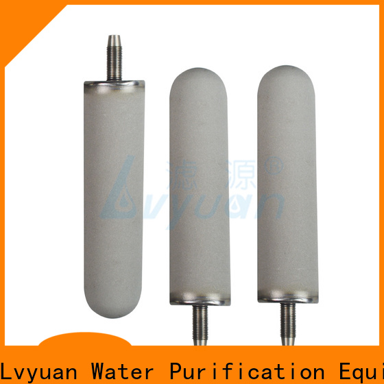 Lvyuan sintered carbon water filter manufacturer for sea water desalination