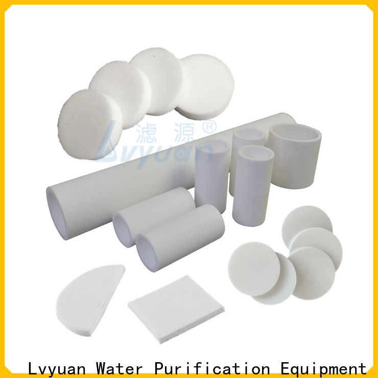 Lvyuan professional sintered plastic filter rod for food and beverage
