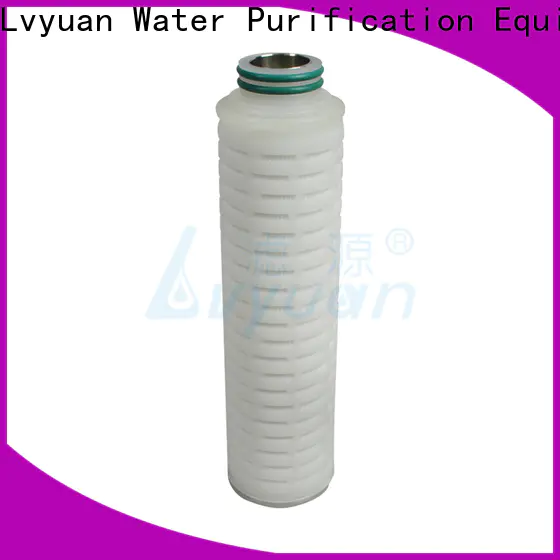 Lvyuan pvdf pleated filter element supplier for sea water desalination