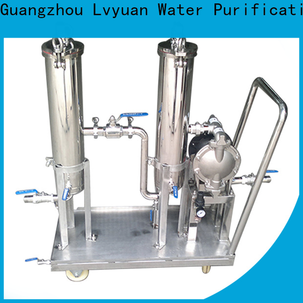 Lvyuan stainless steel bag filter housing housing for food and beverage