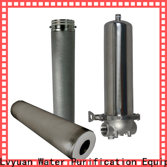 Lvyuan high end stainless steel water filter housing housing for industry