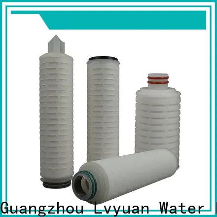 Lvyuan water pleated water filter cartridge supplier for diagnostics