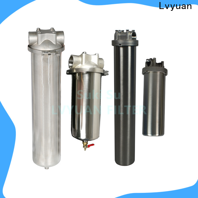 Lvyuan best ss bag filter housing with core for oil fuel