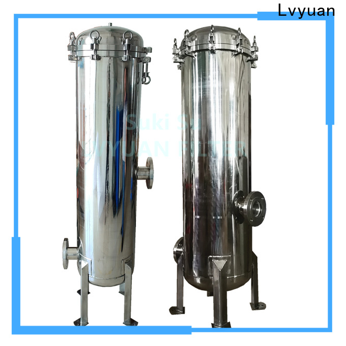Lvyuan porous stainless steel water filter housing with core for food and beverage