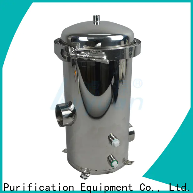 Lvyuan porous ss cartridge filter housing with fin end cap for industry