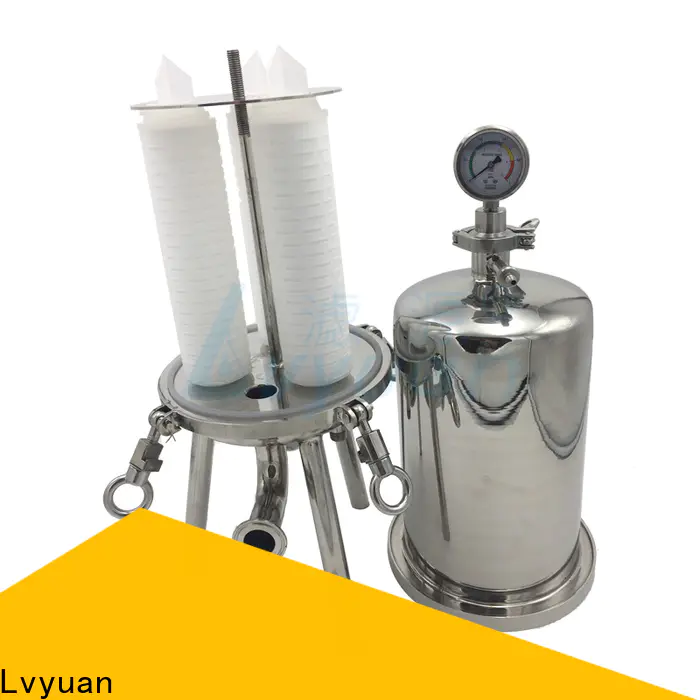 Lvyuan ss filter housing manufacturers with core for food and beverage