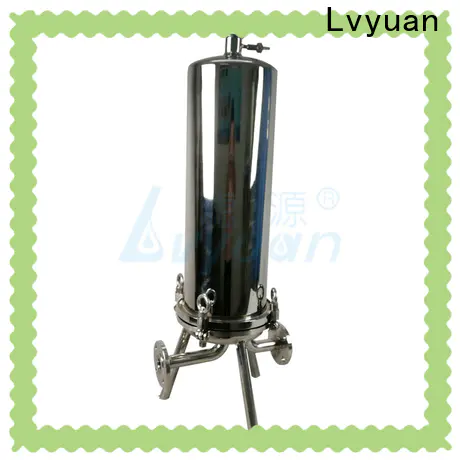 Lvyuan professional ss bag filter housing with core for food and beverage