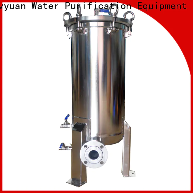 Lvyuan titanium stainless steel filter housing manufacturers with fin end cap for food and beverage