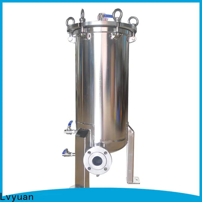 Lvyuan ss cartridge filter housing with fin end cap for food and beverage