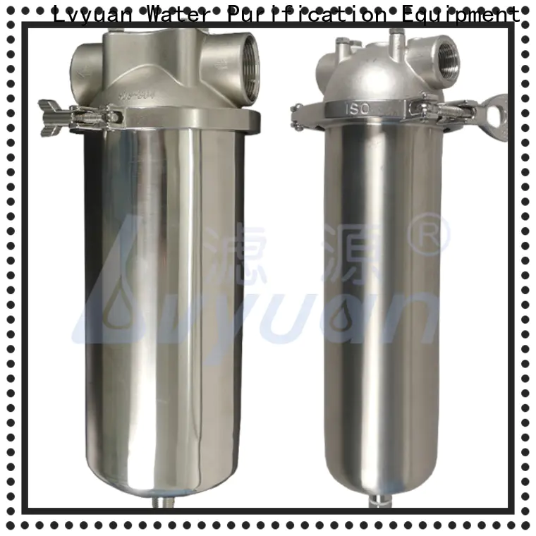 Lvyuan efficient stainless steel cartridge filter housing rod for industry