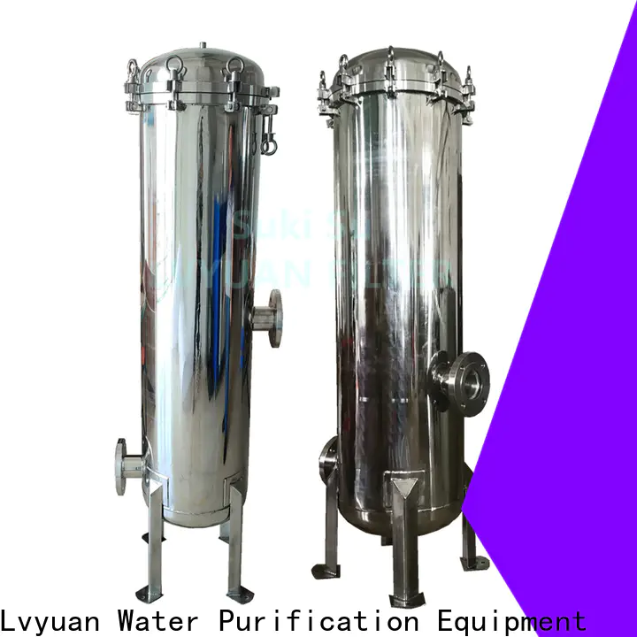 Lvyuan efficient ss cartridge filter housing manufacturer for oil fuel
