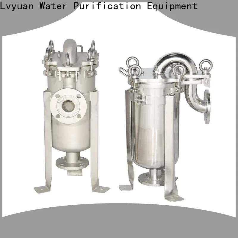 Lvyuan titanium stainless water filter housing manufacturer for food and beverage