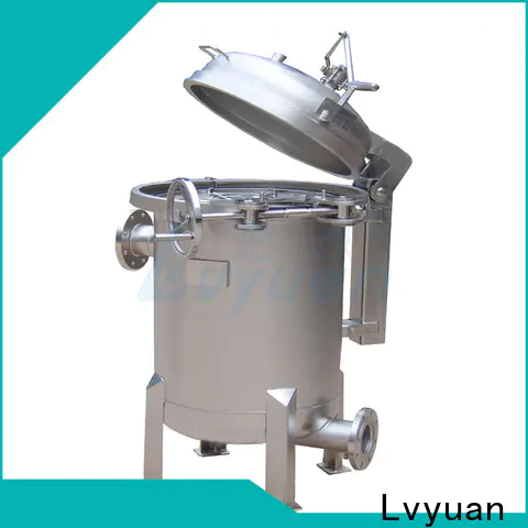 Lvyuan stainless steel filter housing manufacturers with fin end cap for sea water treatment