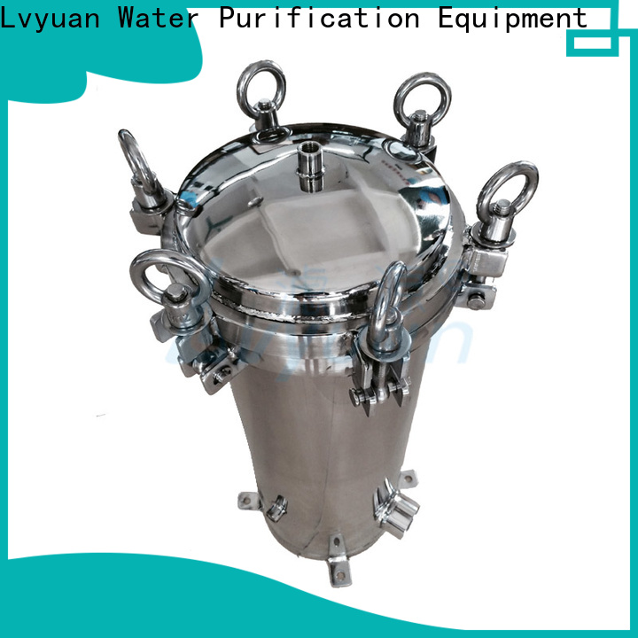 Lvyuan efficient stainless steel filter housing housing for sea water treatment