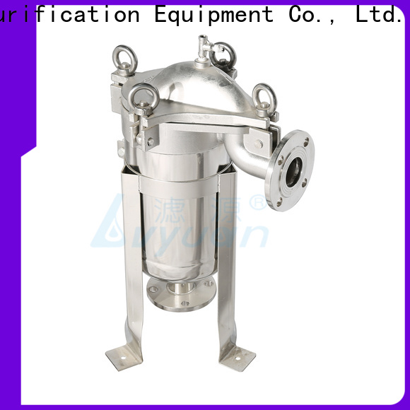 Lvyuan stainless filter housing with fin end cap for sea water treatment