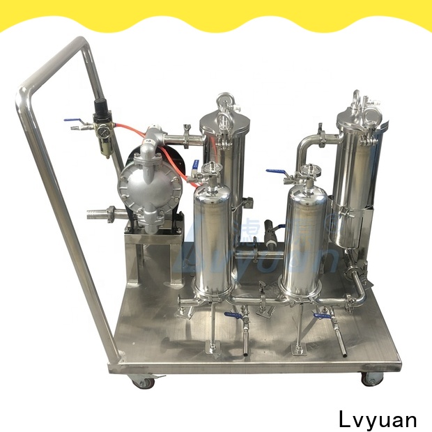 Lvyuan titanium stainless steel filter housing housing for food and beverage