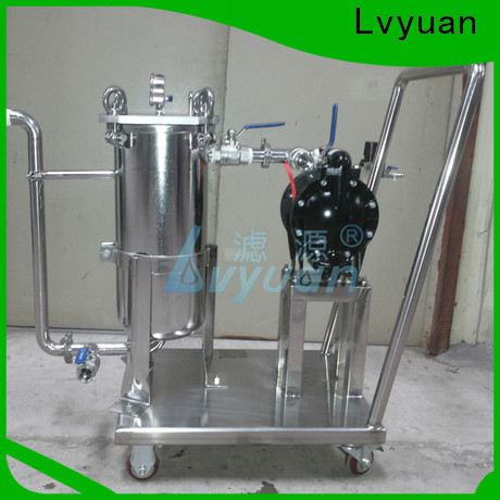 Lvyuan stainless steel cartridge filter housing housing for oil fuel