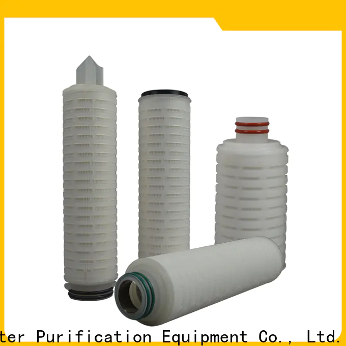 Lvyuan pleated filter cartridge suppliers with stainless steel for food and beverage