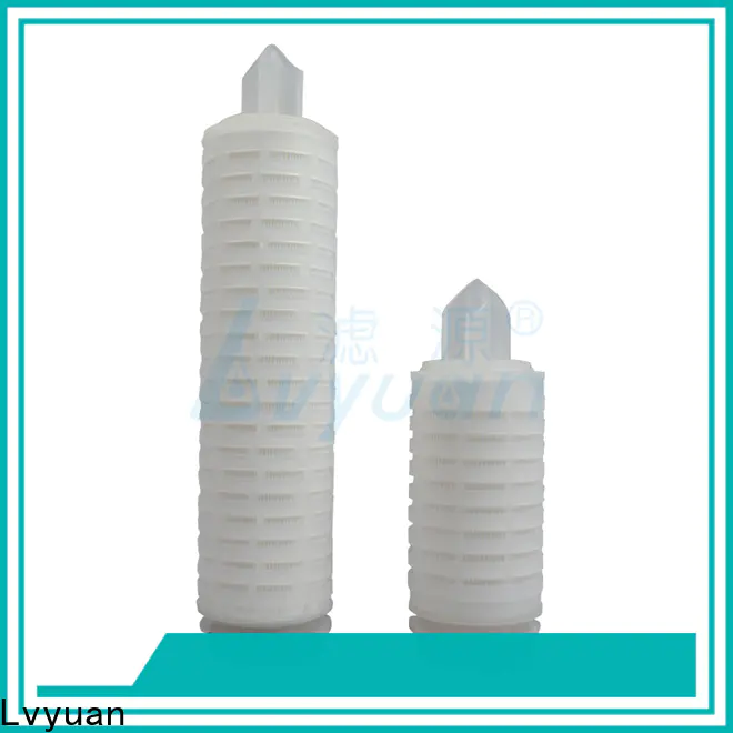 pvdf pleated water filters replacement for organic solvents