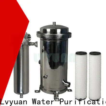 Lvyuan efficient stainless steel filter housing housing for food and beverage
