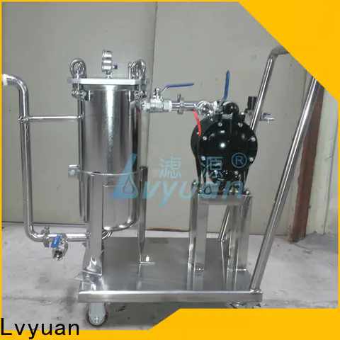 porous ss cartridge filter housing with core for sea water treatment