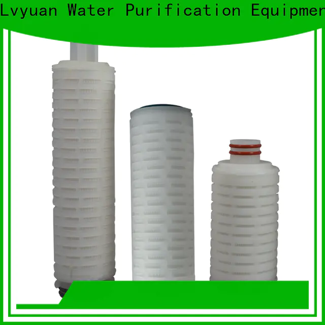 Lvyuan pvdf pleated filter manufacturers supplier for organic solvents