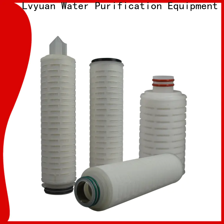 ptfe pleated water filter cartridge replacement for food and beverage