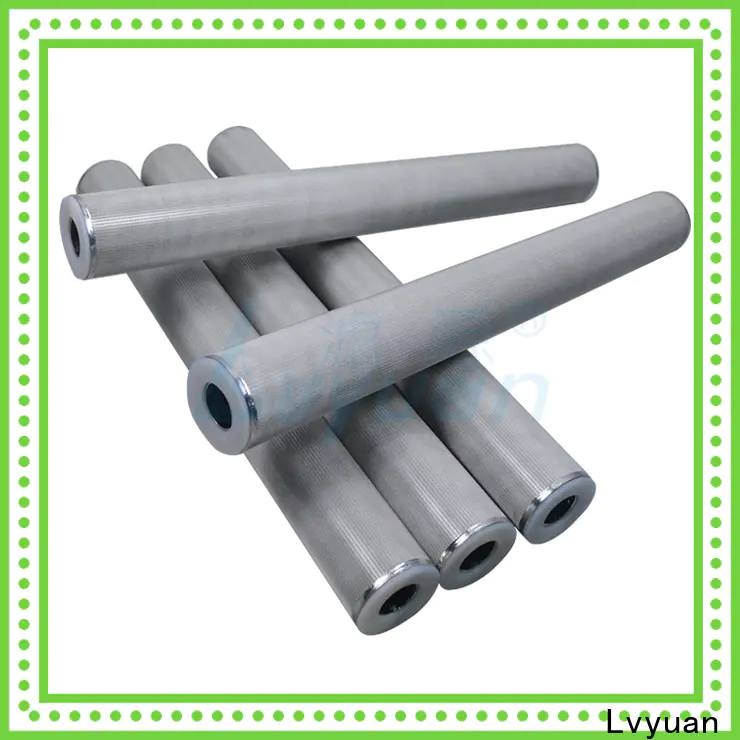 Lvyuan activated carbon sintered ss filter rod for industry