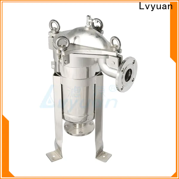 Lvyuan stainless water filter housing with core for sea water treatment