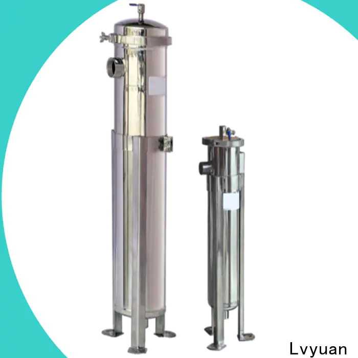 Lvyuan professional stainless filter housing with fin end cap for oil fuel