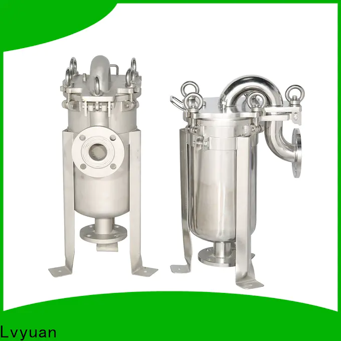 Lvyuan stainless steel filter housing with fin end cap for oil fuel
