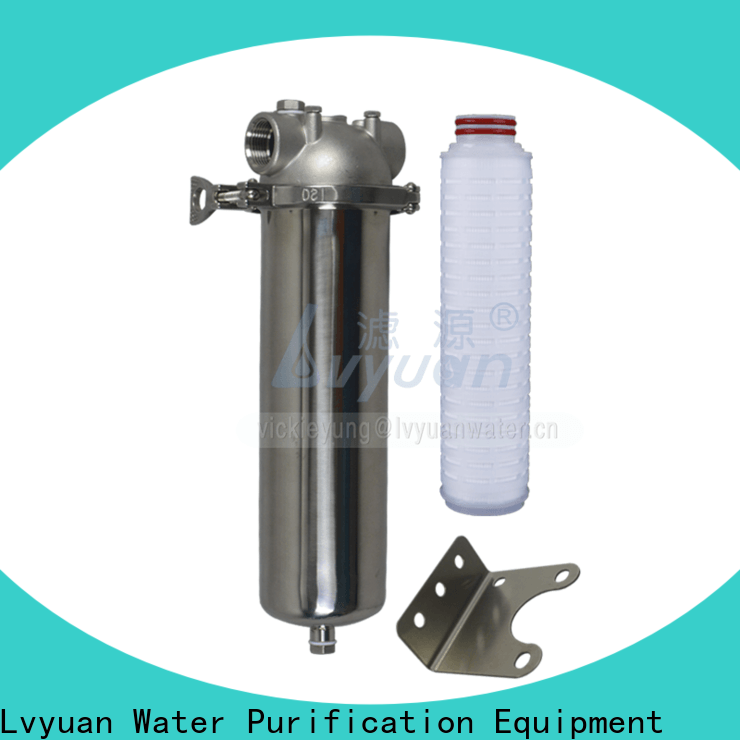 Lvyuan best ss filter housing manufacturers with core for sea water treatment