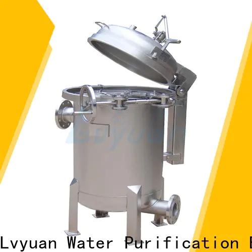 Lvyuan ss filter housing with fin end cap for sea water desalination