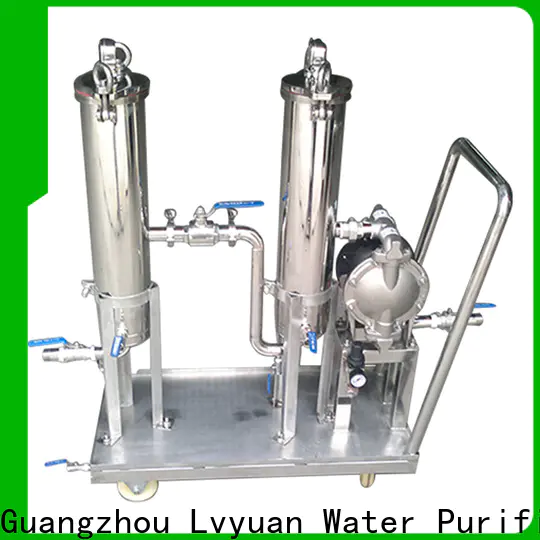 Lvyuan stainless water filter housing manufacturer for food and beverage