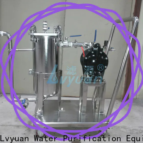 Lvyuan stainless steel cartridge filter housing rod for industry