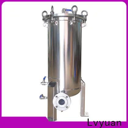 professional ss cartridge filter housing with fin end cap for food and beverage