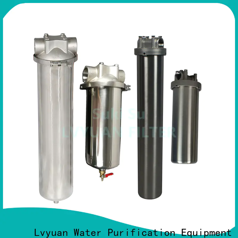 Lvyuan stainless steel water filter housing housing for sea water treatment