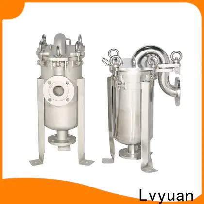 Lvyuan stainless steel water filter housing with fin end cap for oil fuel