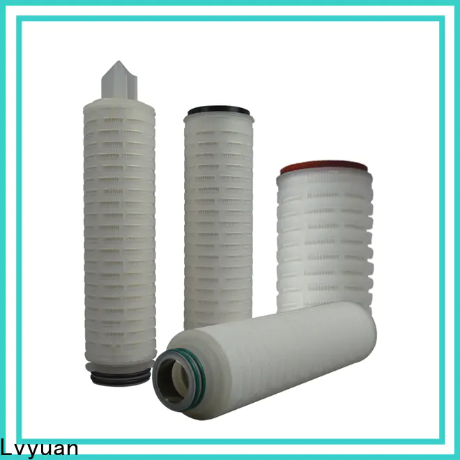 Lvyuan pleated filter with stainless steel for diagnostics