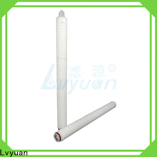pvdf pleated water filters replacement for liquids sterile filtration
