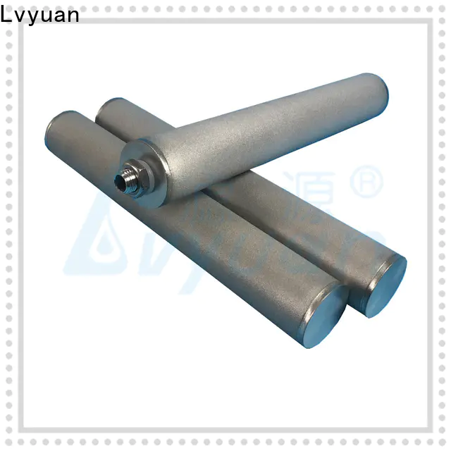 titanium sintered metal filter rod for food and beverage