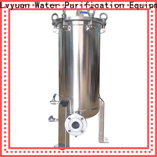 titanium stainless steel cartridge filter housing with core for sea water desalination