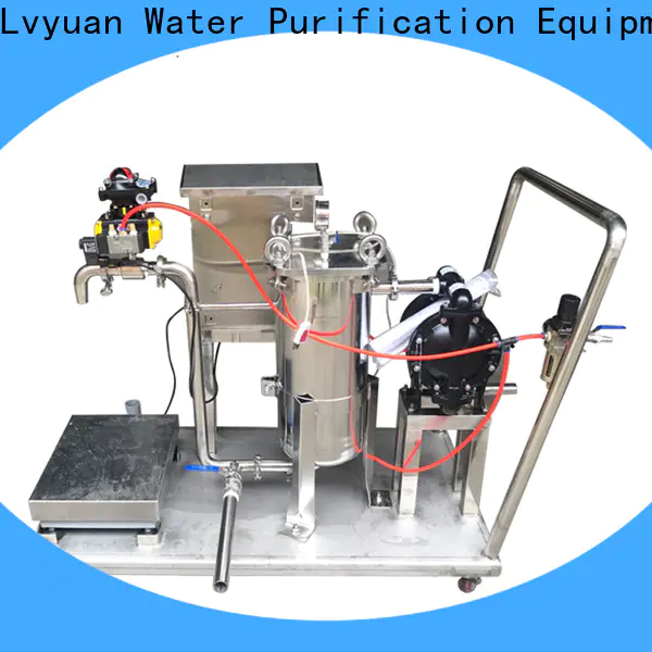 Lvyuan stainless steel bag filter housing manufacturer for sea water desalination