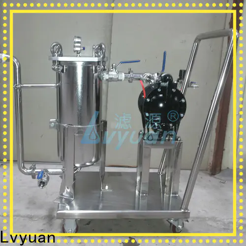 Lvyuan ss bag filter housing manufacturer for industry