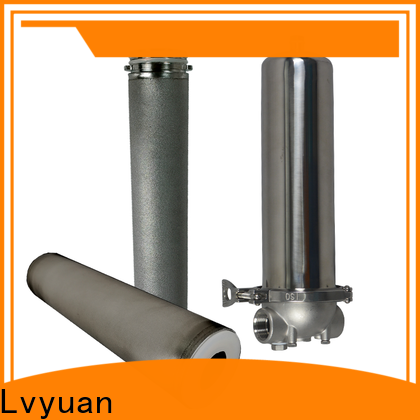 Lvyuan professional stainless steel filter housing with fin end cap for industry