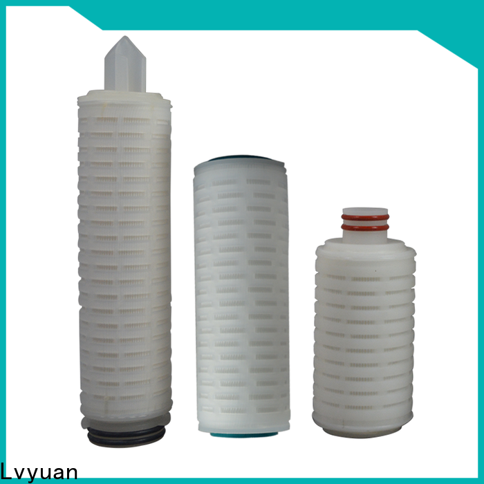 Lvyuan nylon pleated water filter cartridge replacement for organic solvents