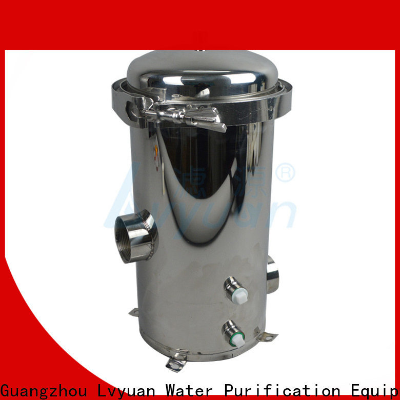 professional ss bag filter housing rod for sea water treatment