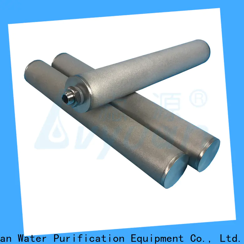 Lvyuan activated carbon sintered ss filter rod for sea water desalination